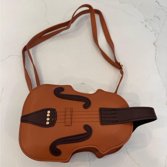 Violin Style Purse Crossbody Bag - Picture 6 of 9